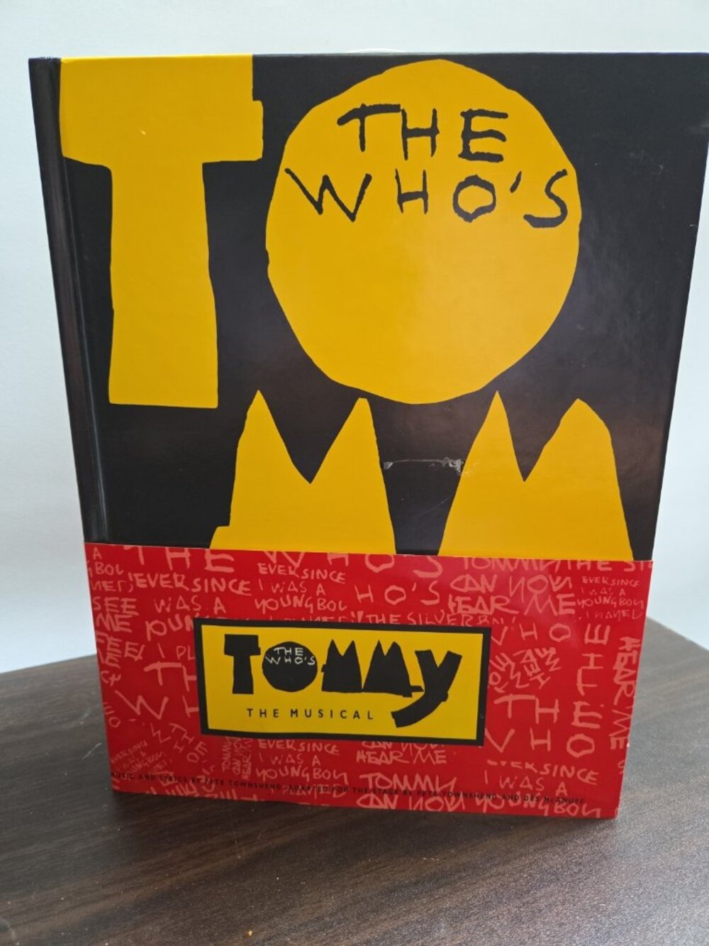 The Who's Tommy The Musical Pete Townsend & Des McAnuff Hardcover Book & CD